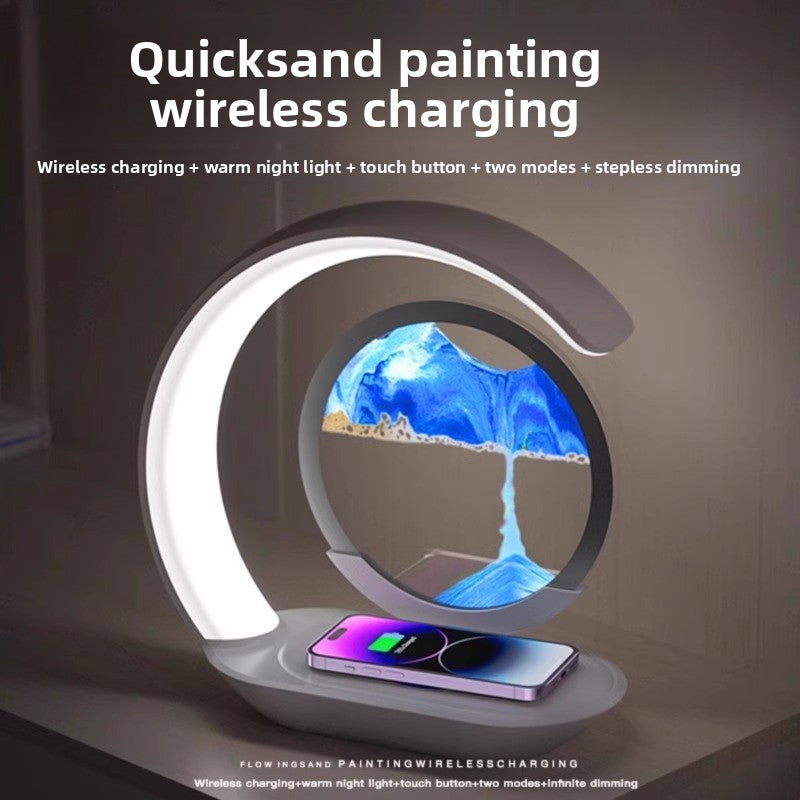 Flow Sand Wireless Charging Night Light