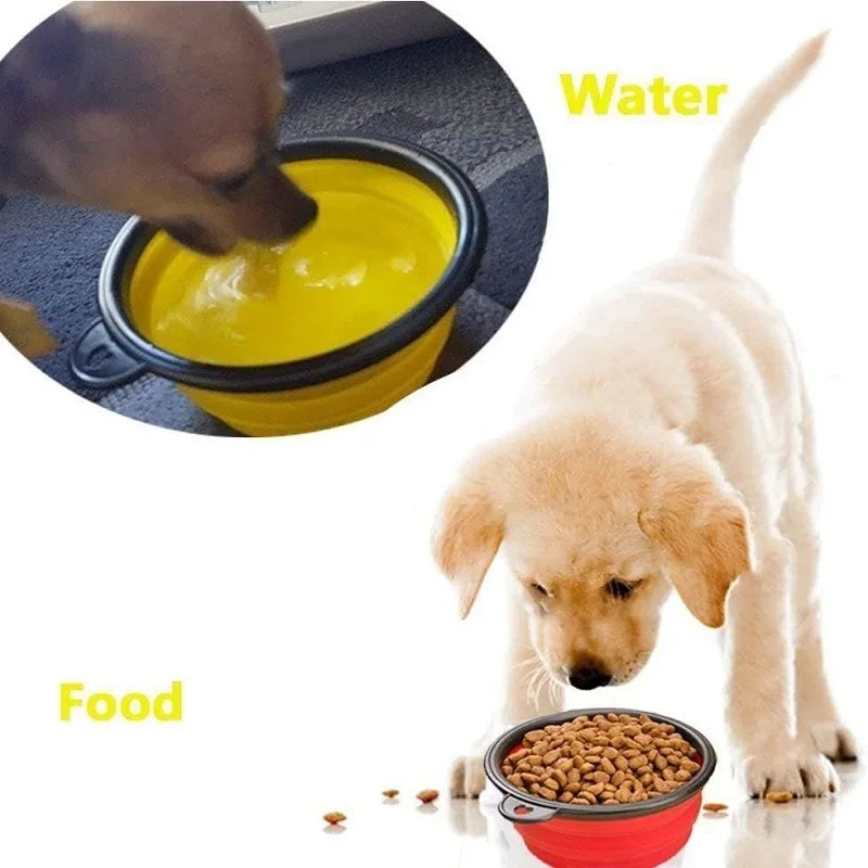 Collapsible Silicone Pet Travel Bowl