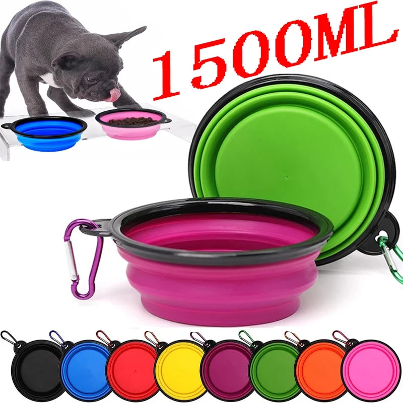 Collapsible Silicone Pet Travel Bowl