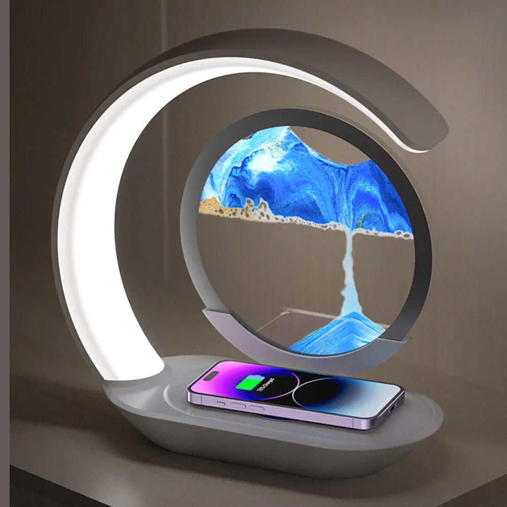 Quicksand Hourglass Desk Lamp