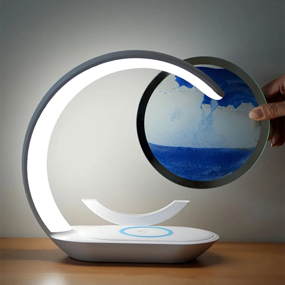 Quicksand Hourglass Desk Lamp