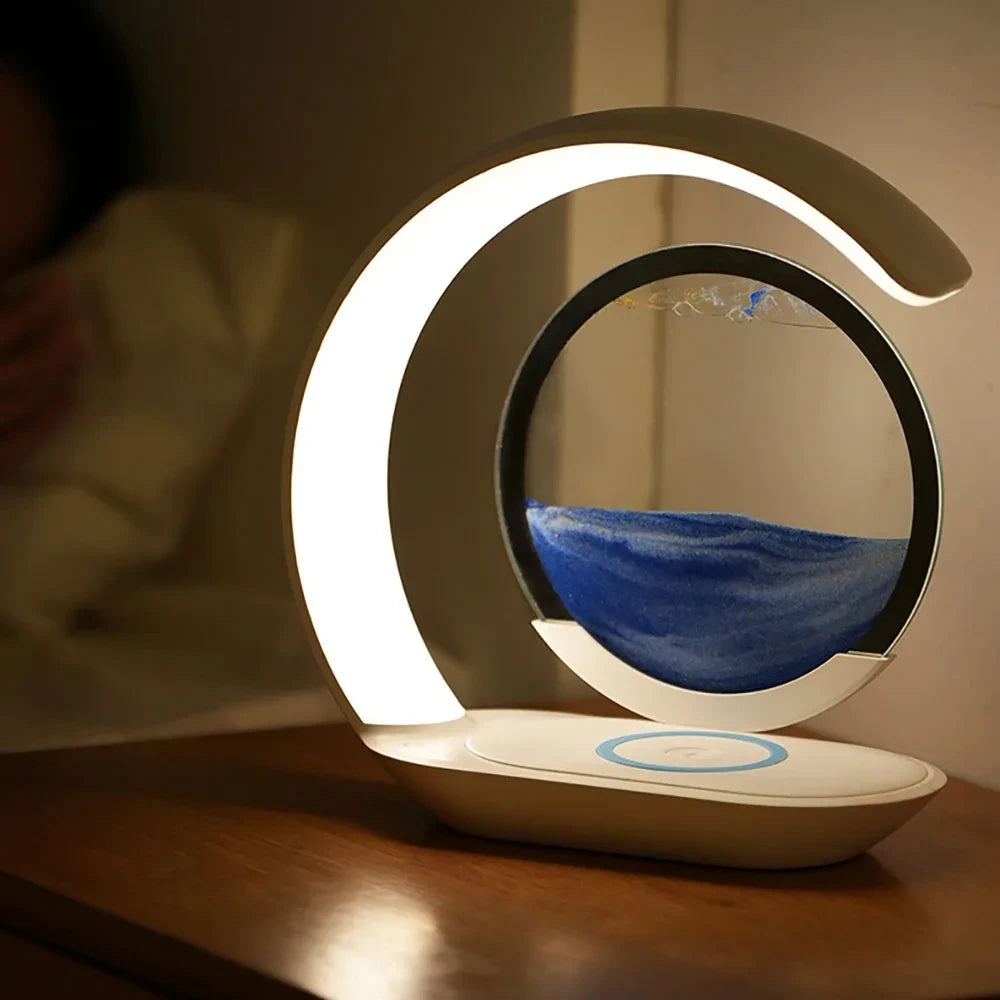 Quicksand Hourglass Desk Lamp