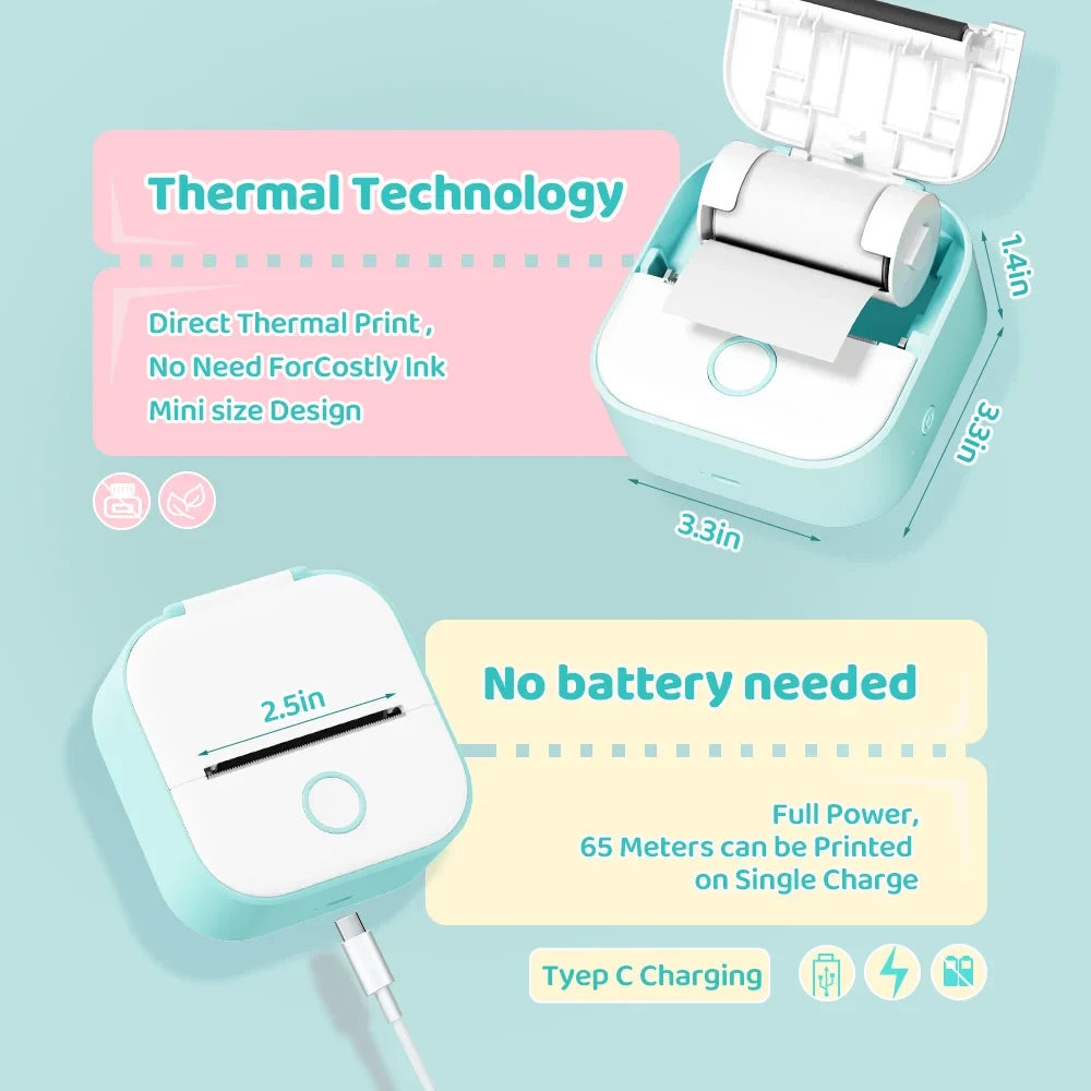 Phomemo T02 Mini Thermal Printer