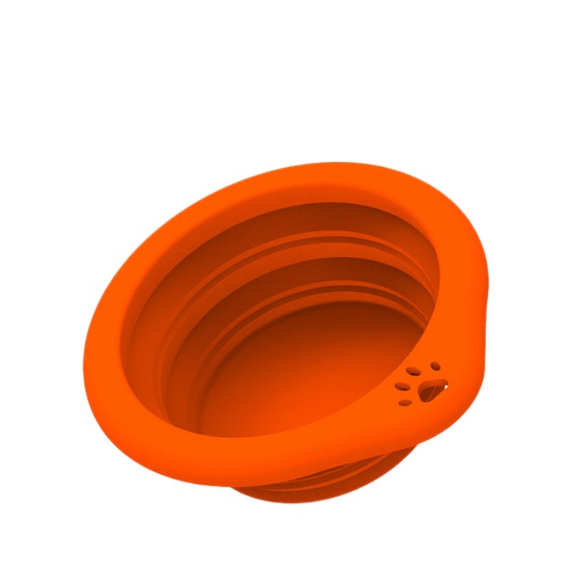 Round Silicone Foldableing Bowl for Pets,Cat Bowl and Dog Bowl