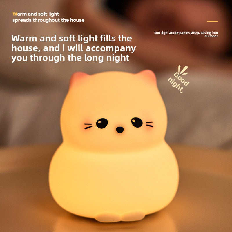 Pumpkin Night Light with Tap Switch